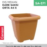 DIŞ MEKAN KARE SAKSI ORTA 44 LT (318)