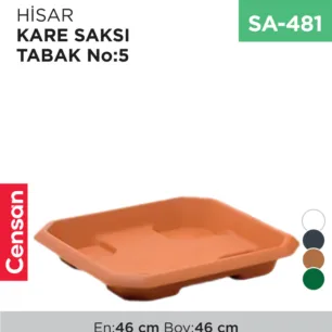 HİSAR KARE SAKSI TABAK NO:5 (HKT5)
