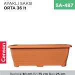 AYAKLI SAKSI ORTA 36 LT ( TABAKSIZ) (KRS-523)
