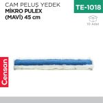 CAM PELUŞ YEDEK MİKRO PULEX (MAVİ) 45 CM (P096)