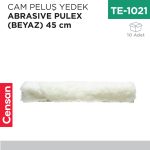 CAM PELUŞ YEDEK ABRASIVE PULEX(BEYAZ)45 CM(P098)