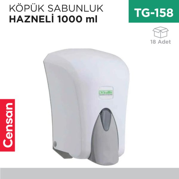 KÖPÜK SABUNLUK HAZNELİ 1000 ML (F6)