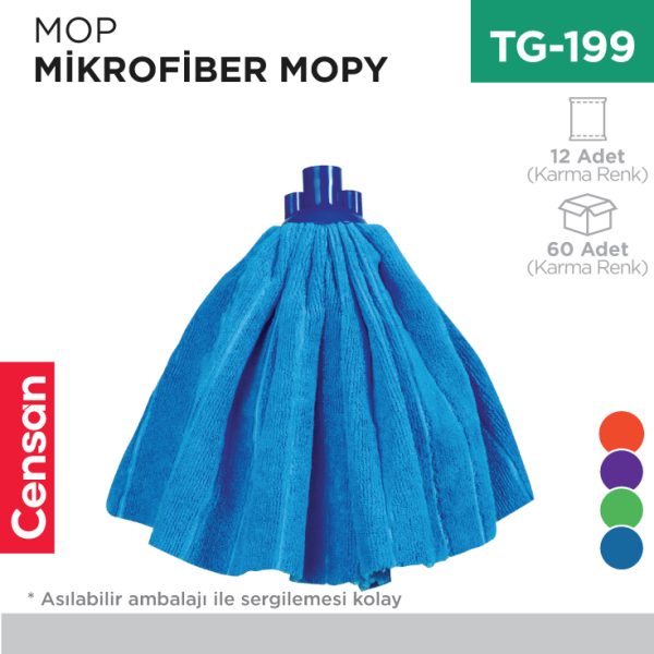 MOP MİKROFİBER MOPY (RND12)