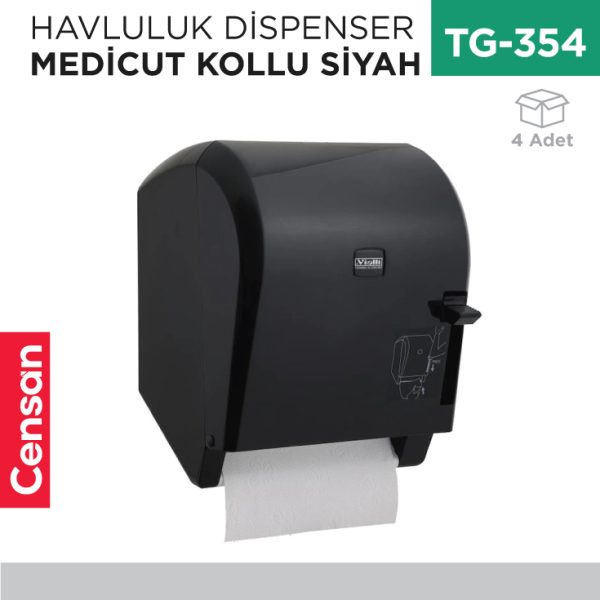 HAVLULUK DİSPENSER MEDİCUT KOLLU SİYAH (K8B)