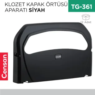 KLOZET KAPAK ÖRTÜSÜ APARATI SİYAH VİALLİ (K7B)