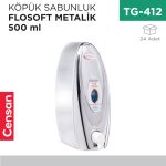 KÖPÜK SABUNLUK FLOSOFT M.GRİ 500 ML (F058)