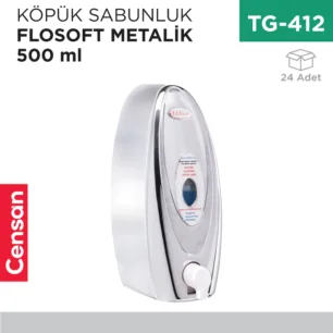 KÖPÜK SABUNLUK FLOSOFT M.GRİ 500 ML (F058)