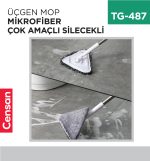ÇOK AMAÇLI SİLECEKLİ ÜÇGEN MOP MİKROFİBER (303)
