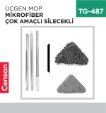 ÇOK AMAÇLI SİLECEKLİ ÜÇGEN MOP MİKROFİBER (303)