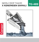 NEMLİ MOP TAKIM X (KENDİNDEN SIKMALI) (TWIST MOP)
