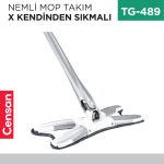 NEMLİ MOP TAKIM X (KENDİNDEN SIKMALI) (TWIST MOP)