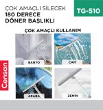 ÇOK AMAÇLI SİLECEK 180 DERECE DÖNER BAŞLIKLI