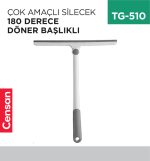 ÇOK AMAÇLI SİLECEK 180 DERECE DÖNER BAŞLIKLI