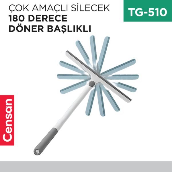 ÇOK AMAÇLI SİLECEK 180 DERECE DÖNER BAŞLIKLI