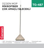 ÇOK AMAÇLI SİLECEKLİ ÜÇGEN MOP MİKROFİBER (303)