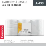 FOTOSELLİ MAKİNA HAVLUSU 6LI 3.5 KG (9024)