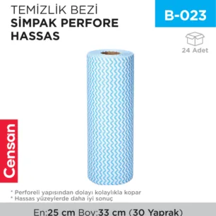 TEMİZLİK BEZİ SİMPAK PERFORE HASSAS (2559)