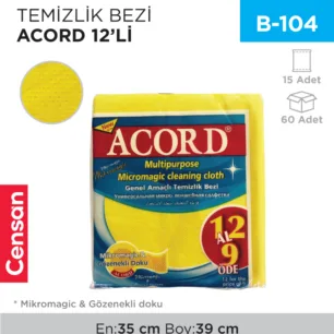 TEMİZLİK BEZİ ACORD 12Lİ