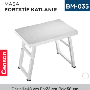 PORTATİF KATLANIR MASA (HS730)(5103 01)