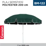 PLAJ ŞEMSİYESİ POLYESTER ÇAP:200 CM