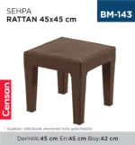 SEHPA RATTAN BS 45*45 CM
