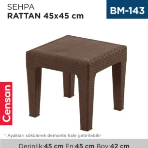 SEHPA RATTAN BS 45*45 CM