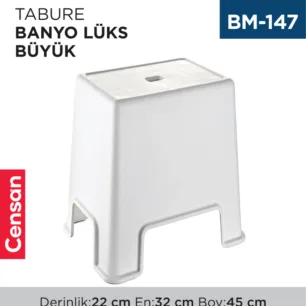 TABURE BANYO LÜKS BÜYÜK (ÇELİK AYNA) (129)