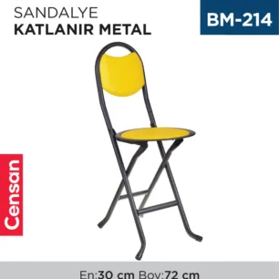 SANDALYE KATLANIR METAL