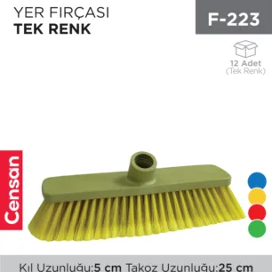 YER FIRÇA TEK RENK ELMAS (103-411&amp;412)