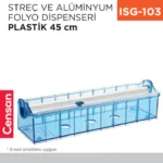 STREÇ VE ALÜMİNYUM FOLYO DİSPENSERİ PLASTİK 45 CM (S-45)