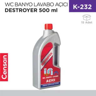 WC BANYO LAVABO AÇICI DESTROYER 500 ML