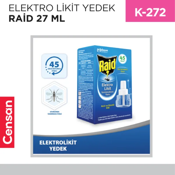 RAİD ELEKTRO LİKİT YEDEK  45 GECE