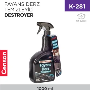 FAYANS DERZ TEMİZLEYİCİ DESTROYER 1000 ML