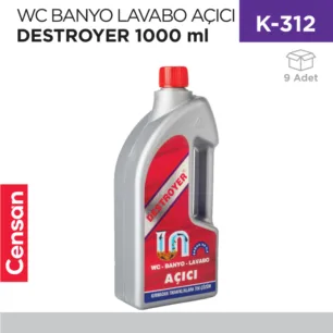WC BANYO LAVABO AÇICI DESTROYER 1000 ML