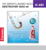 WC BANYO LAVABO AÇICI DESTROYER 1500 ML
