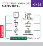 YÜZEY TEMİZLİK HAVLUSU SLEEPY 100LÜ
