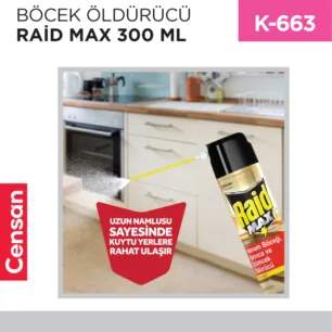 RAİD BÖCEK ÖLDÜRÜCÜ MAX 300 ML