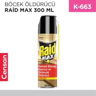 RAİD BÖCEK ÖLDÜRÜCÜ MAX 300 ML