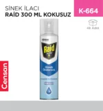 RAİD SİNEK ÖLDÜRÜCÜ 300 ML KOKUSUZ