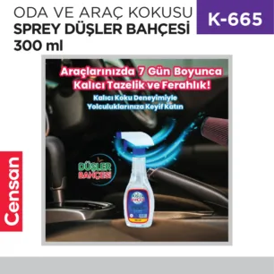 ODA VE ARAÇ KOKUSU SPREY DÜŞLER BAHÇESİ 400 ML