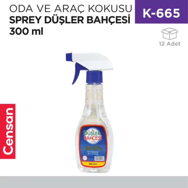 ODA VE ARAÇ KOKUSU SPREY DÜŞLER BAHÇESİ 300 ML