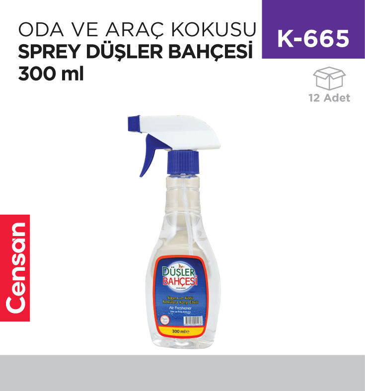 K-665_f5da9f766073477b0b31e109a56b3e8b ODA VE ARAÇ KOKUSU SPREY DÜŞLER BAHÇESİ 400 ML