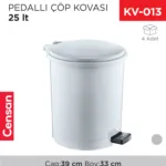 PEDALLI ÇÖP KOVASI 25 LT ŞENYAYLA(4232)