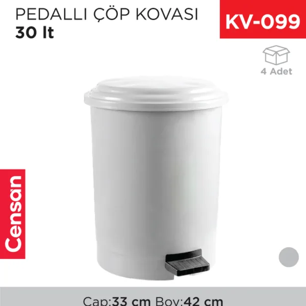 PEDALLI ÇÖP KOVASI EKO 30 LT (AFORM)