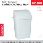 SWİNG ÇÖP KOVASI NO:4 ORJİNAL (26 LT) (UP 119)