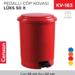 PEDALLI ÇÖP KOVASI LÜKS 50 LT (UP 129)(AFORM)