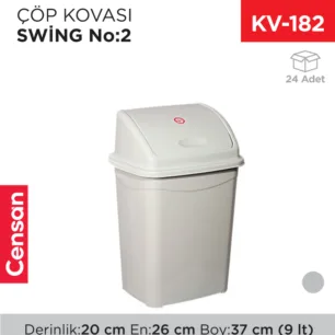SWİNG ÇÖP KOVASI NO:2 (9 LT) (UP 116)