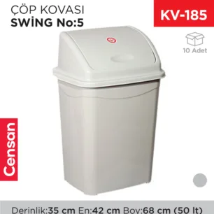 SWİNG ÇÖP KOVASI NO:5 (50 LT) (UP 122)