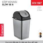SLİM ÇÖP KOVASI 18 LT (09403)