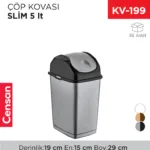SLİM ÇÖP KOVASI 5 LT (09401)